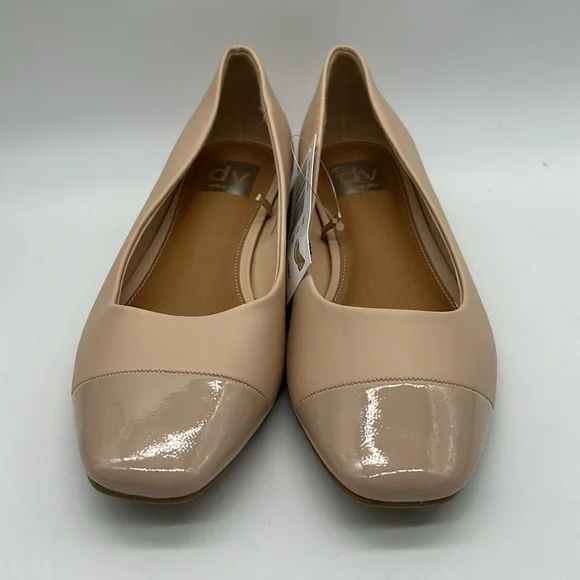 DV by Dolce Vita Melanie Blush Flats Size 10 | Patent Toe Ballet Flats NWB - Picture 6 of 13